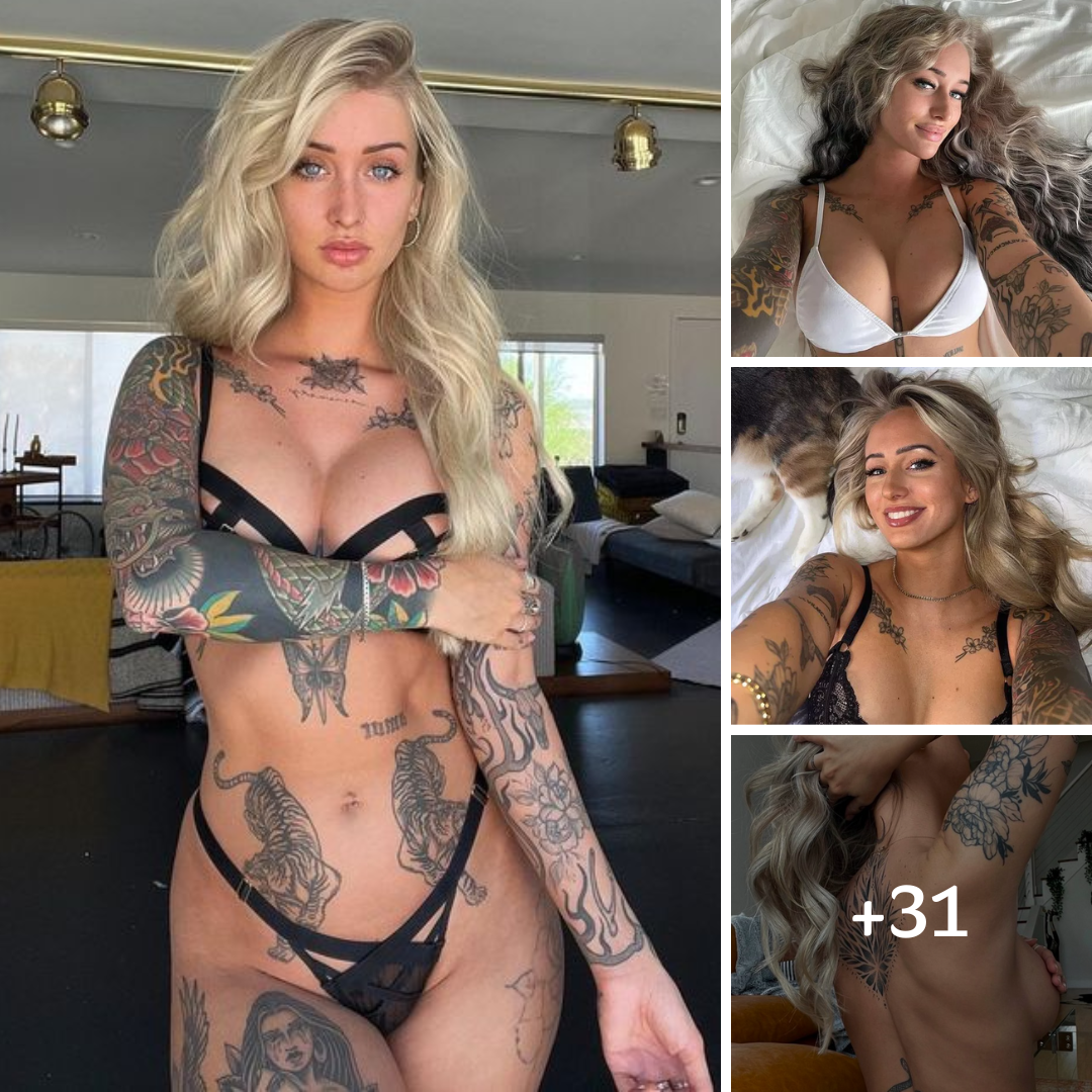 Tattoo model Essie Bone dubbed ‘breathtaking’ as she strips to flaunt full body inkings