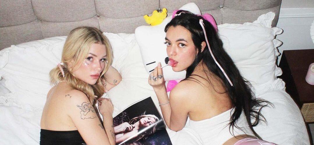 Lottie Moss Has A Kinky Sleepover With Her Best Gal Pal