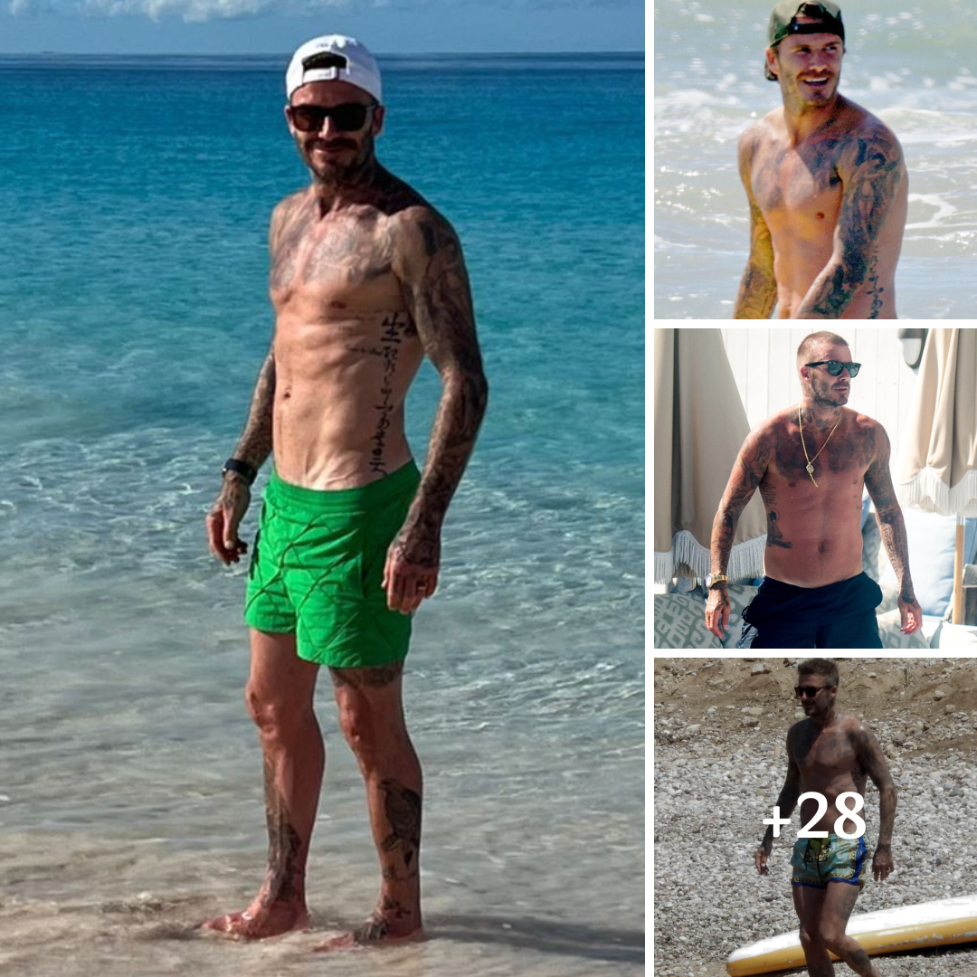 David Beckham just scored this summer’s best beach-ready look