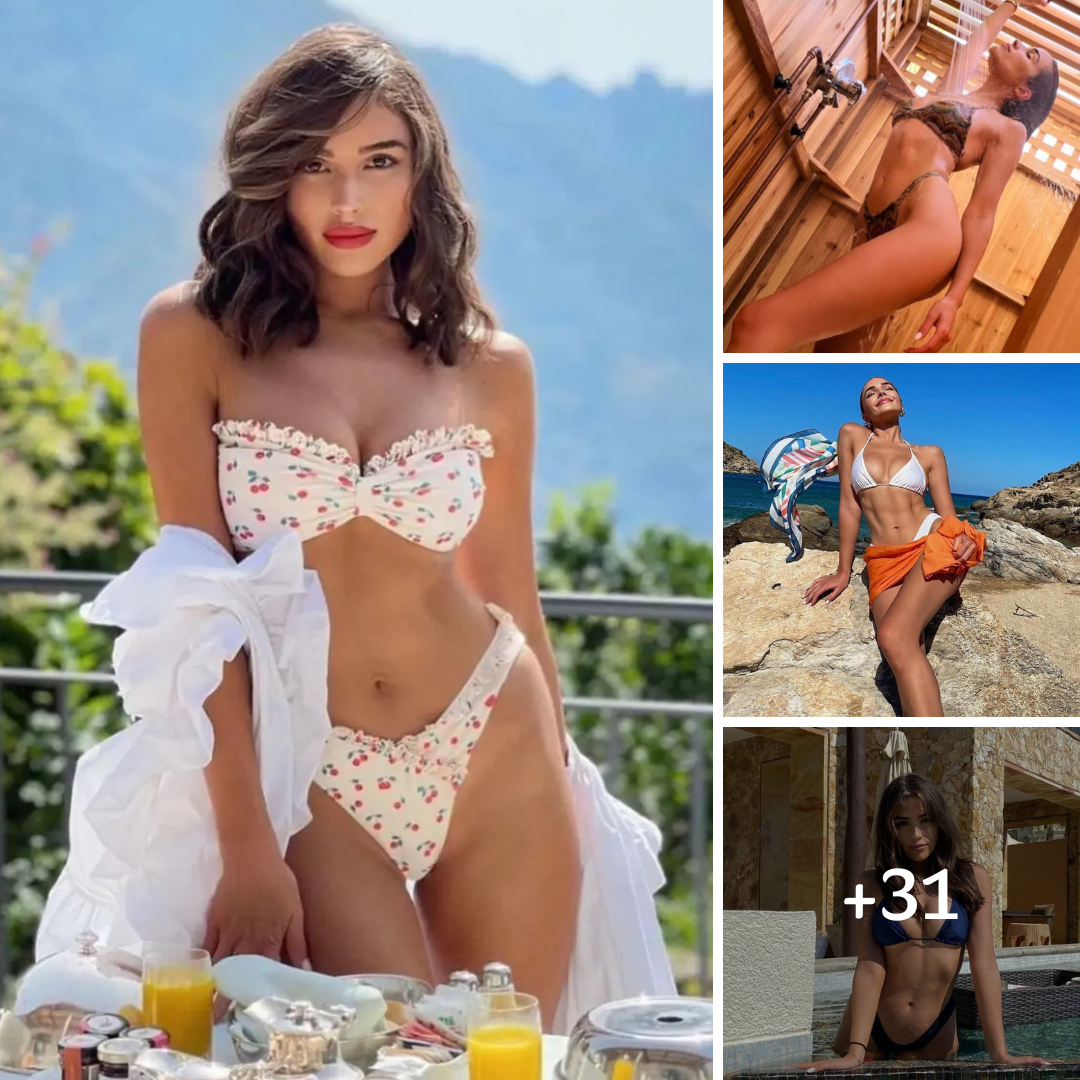 Olivia Culpo Takes An Outdoor Shower In An Itty Bitty Bikini