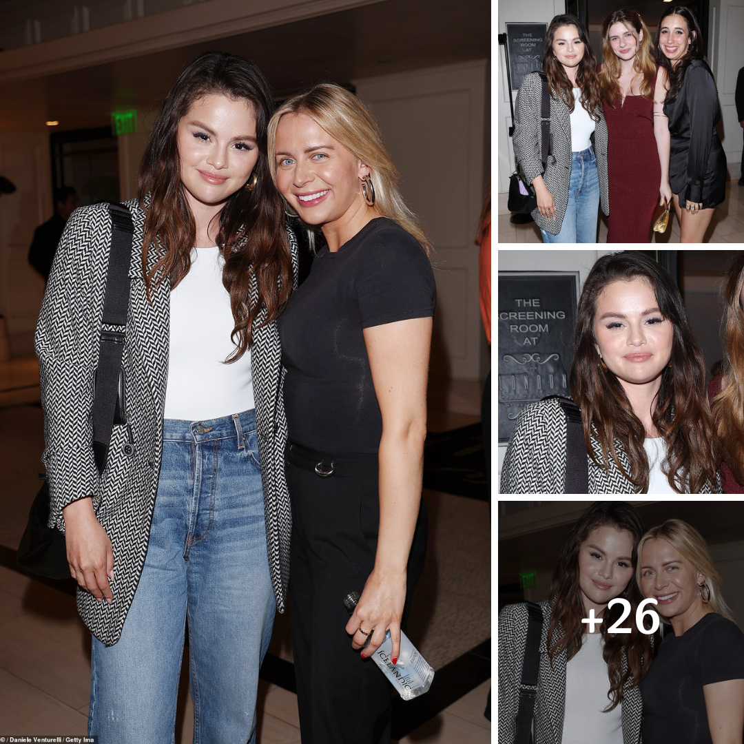 Selena Gomez cuts a casual figure as she attends the Giving Back Generation event in West Hollywood