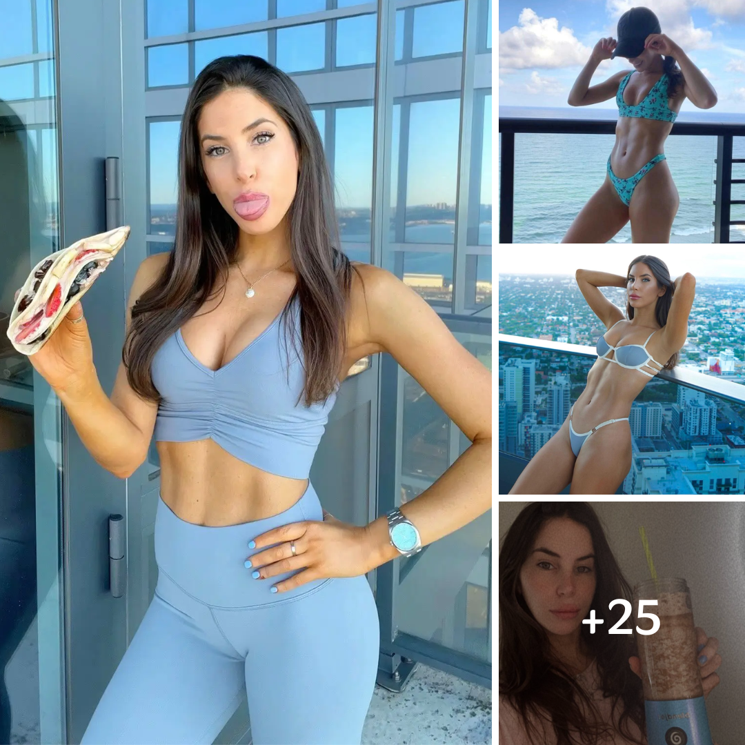 Jen Selter Works Up A Sweat In Her Blue Thong Bikini