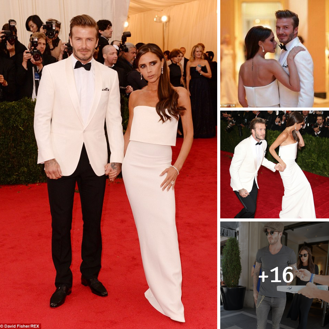 Victoria Beckham tweets romantic picture with David at the Met Gala