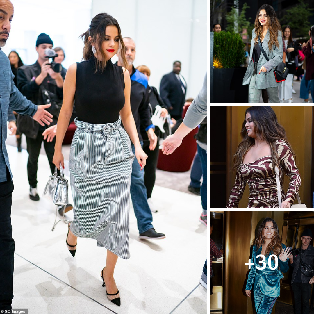 While promoting her new music, Selena Gomez steps out in all of fall’s hottest fashions