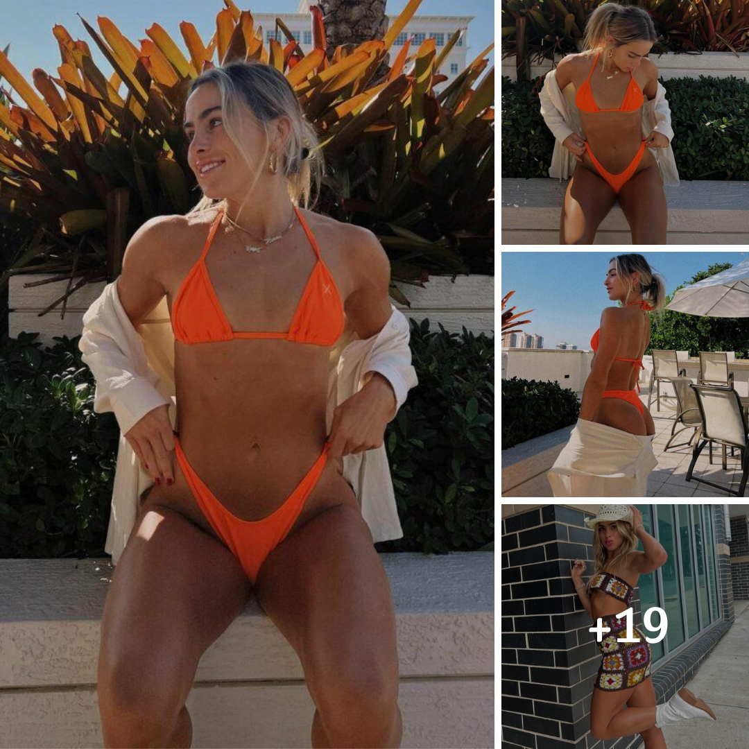 Miami’s Hanna Cavinder Makes Fans Drool In Her Tiny Neon Bikini