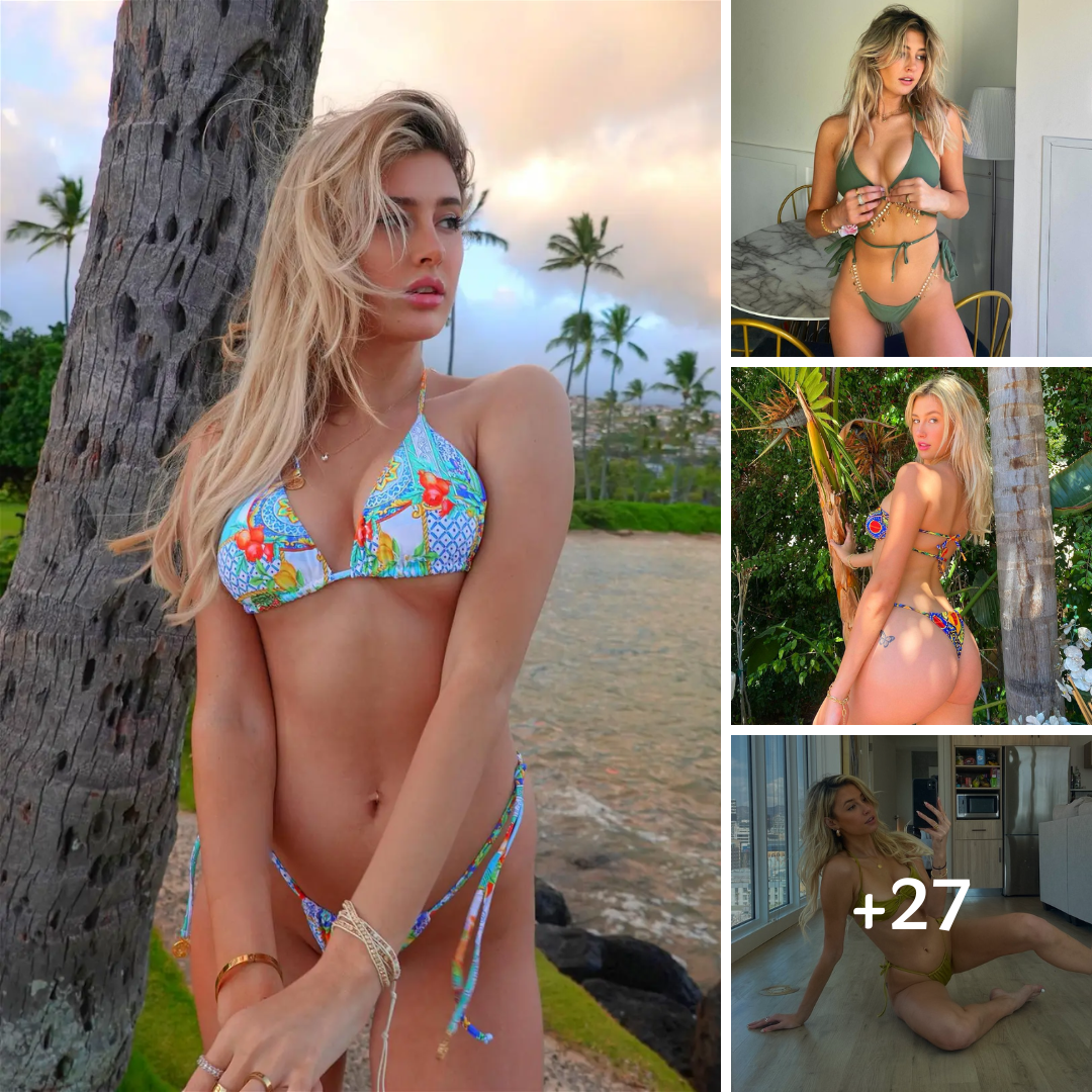 Carly Lawrence gains recognition online following her Instagram post featuring her in bikini