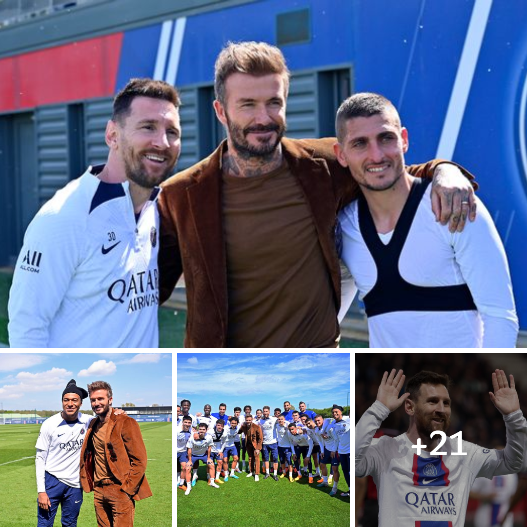 David Beckham pays visit to PSG as Inter Miami chase Lionel Messi transfer