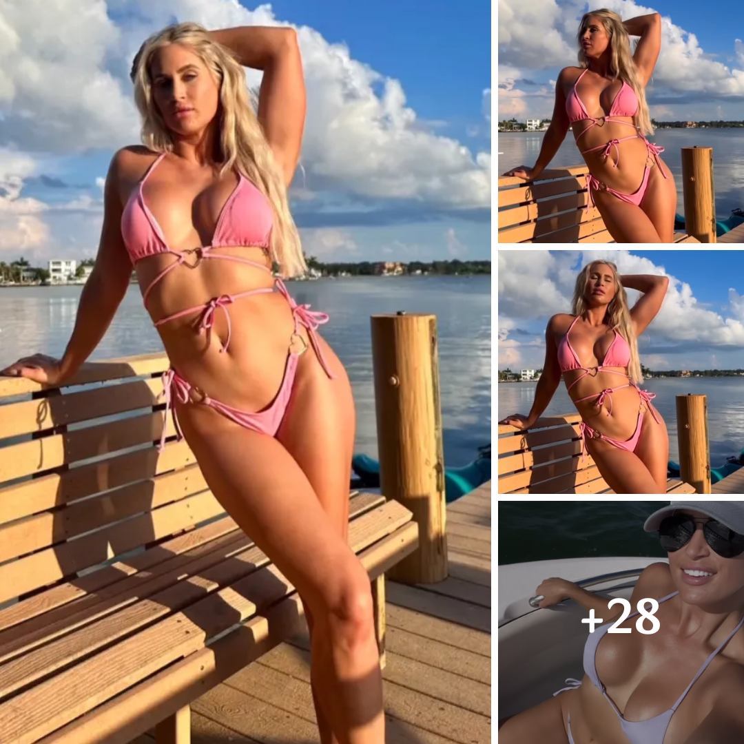 Paige Spiranac rival Karin Hart stuns in barely-there bikini ‘contest’ as golf fans gasp ‘you’ve got my vote’