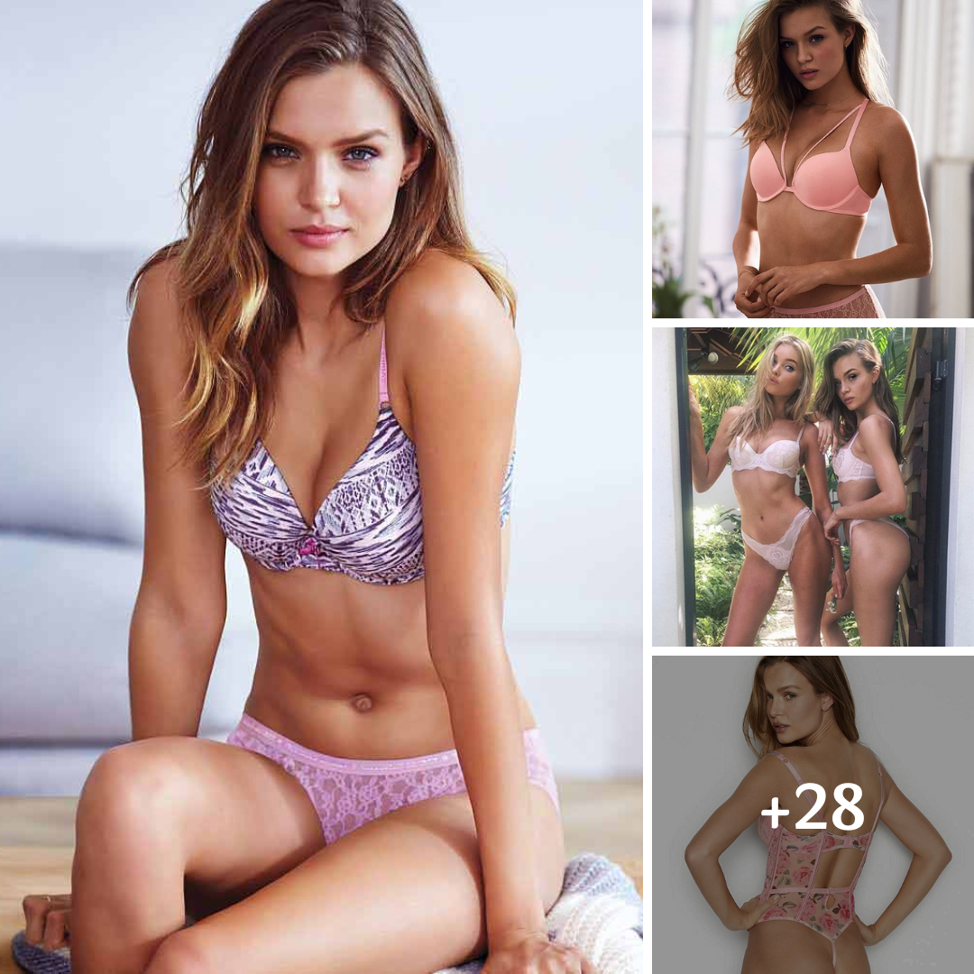 Josephine Skriver shows off her heavenly figure in sexy Victoria’s Secret lingerie