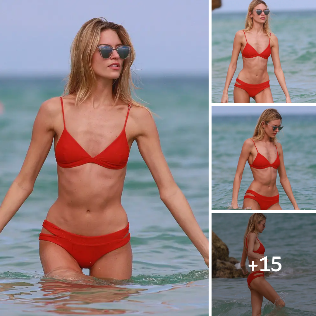 Victoria’s Secret model Martha Hunt turns up the heat in Miami