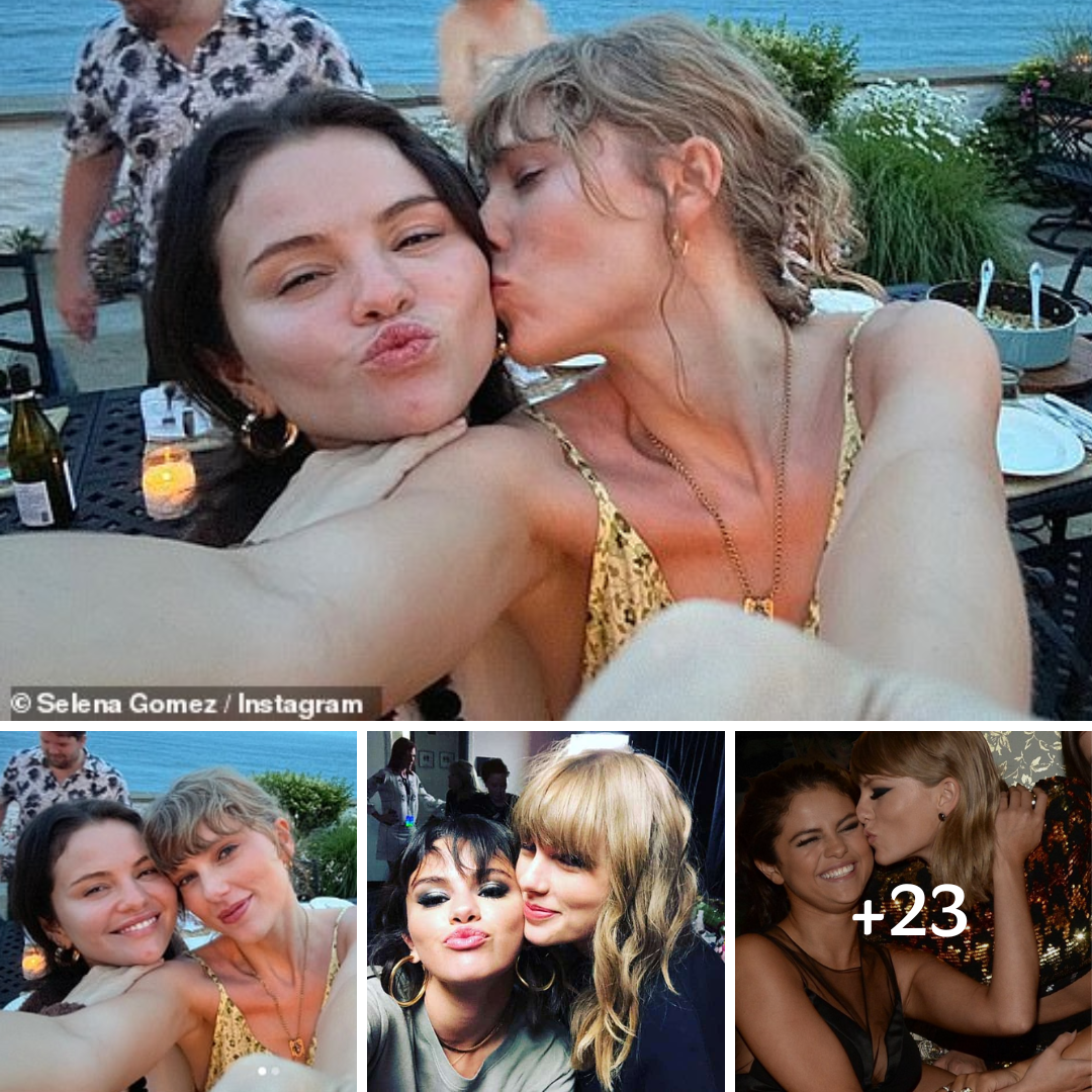 Taylor Swift plants a KISS on Selena Gomez’s cheek as the A-list besties enjoy a low-key hangout… after putting feud rumors to rest