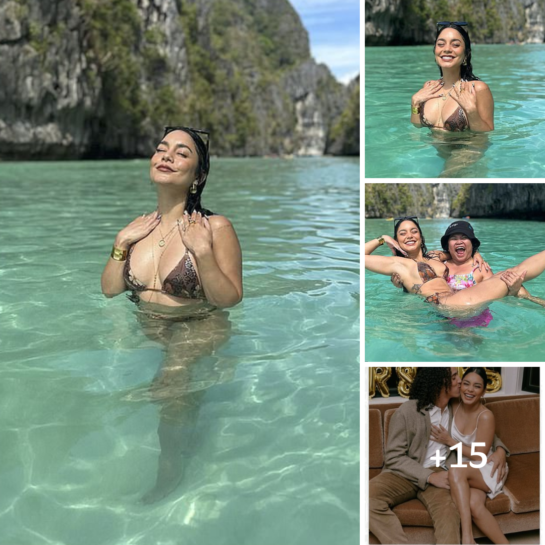 Vanessa Hudgens sizzles in a bikini during a tropical getaway to the Philippines