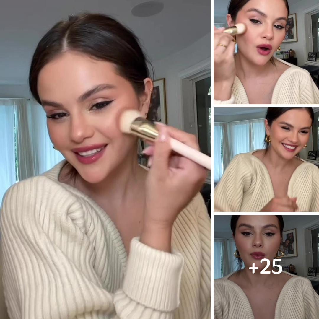 Selena Gomez looks stunning as she has ‘Instagram vs reality’ moment in fun lip-syncing video while applying makeup