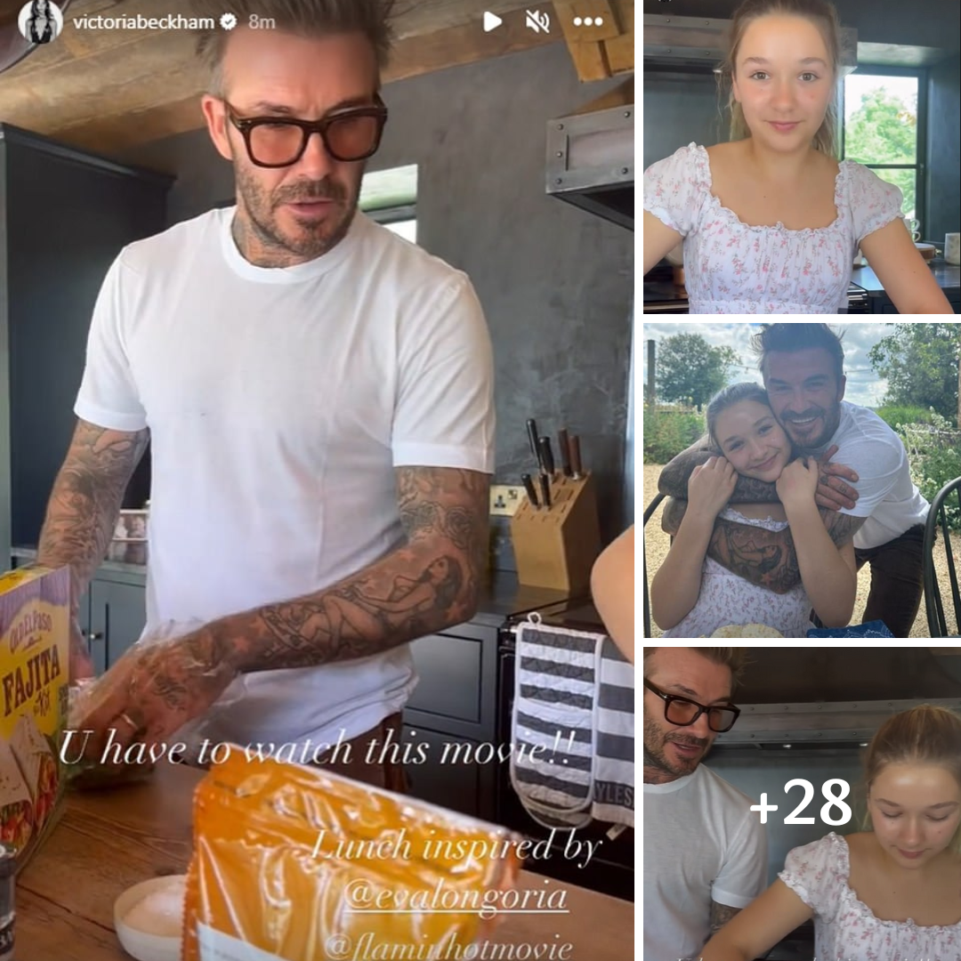 Eagle-eyed fans spot Old El Paso kit being used in Beckham’s burrito cooking tutorial