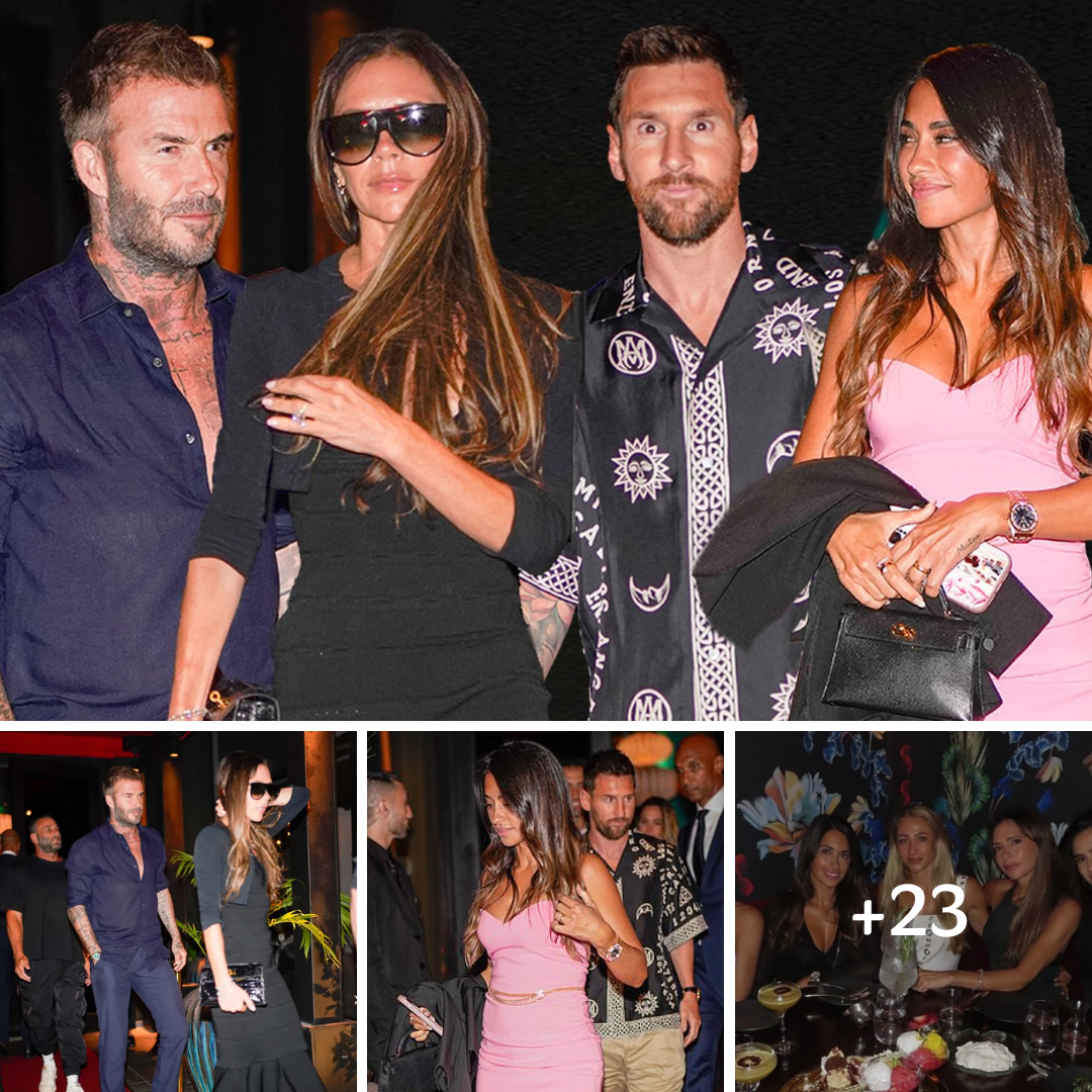 Antonela Roccuzzo and Victoria Beckham already having fun together in Miami