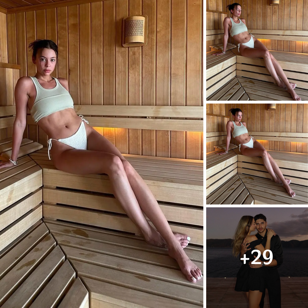 Kayla Richart Hits The Sauna In Her Drawstring Bikini