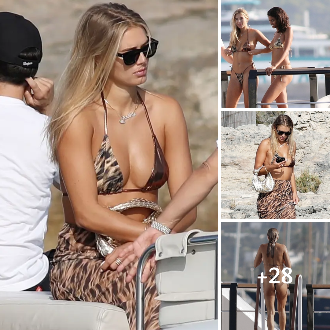 Leonardo DiCaprio yachts with Tobey Maguire, bikini-clad ‘Love Island’ star Arabella Chi in Spain