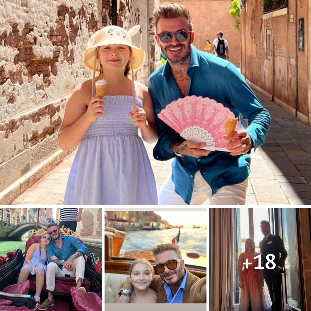 David Beckham shares incredible photo album of holiday with Harper – Victoria has the best reaction