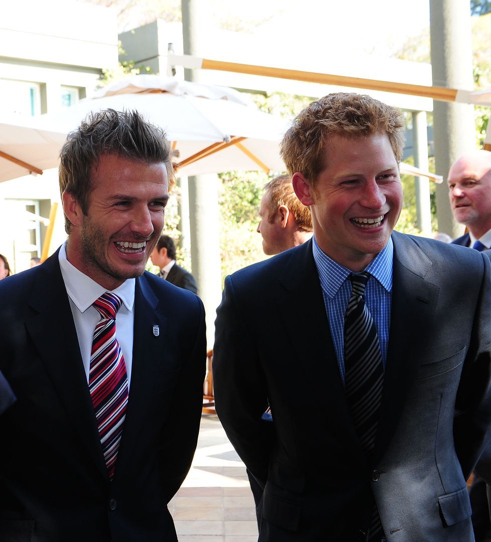 David Beckham Supports Prince Harry, Calls Him an Amazing Father