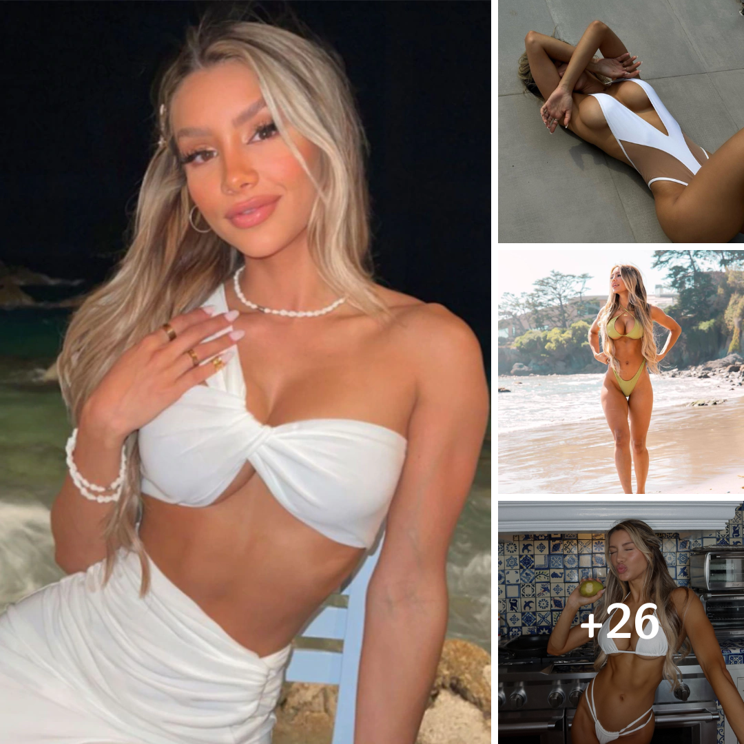 Fitness Trainer Mariana Morais Drops Jaws In Plunging White Bodysuit