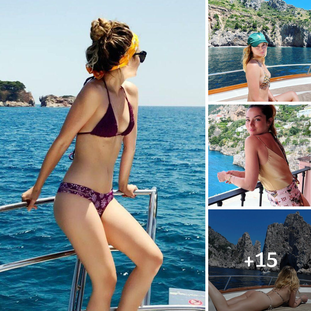 Ana De Armas In Tiny String Bikini Suns Her Buns For Italy