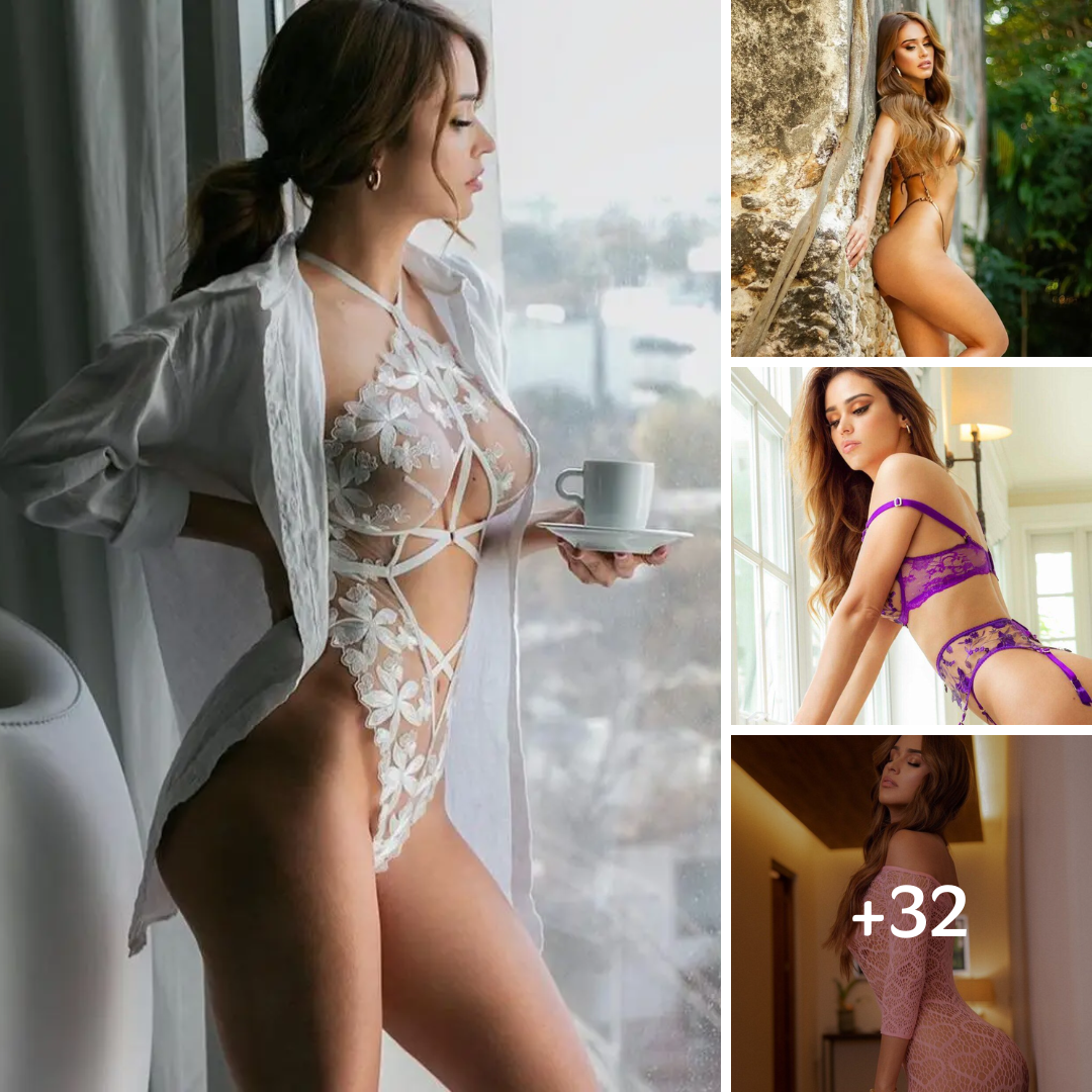 World’s Hottest Weather Girl Yanet Garcia Bares It ALL In Sheer Teddy