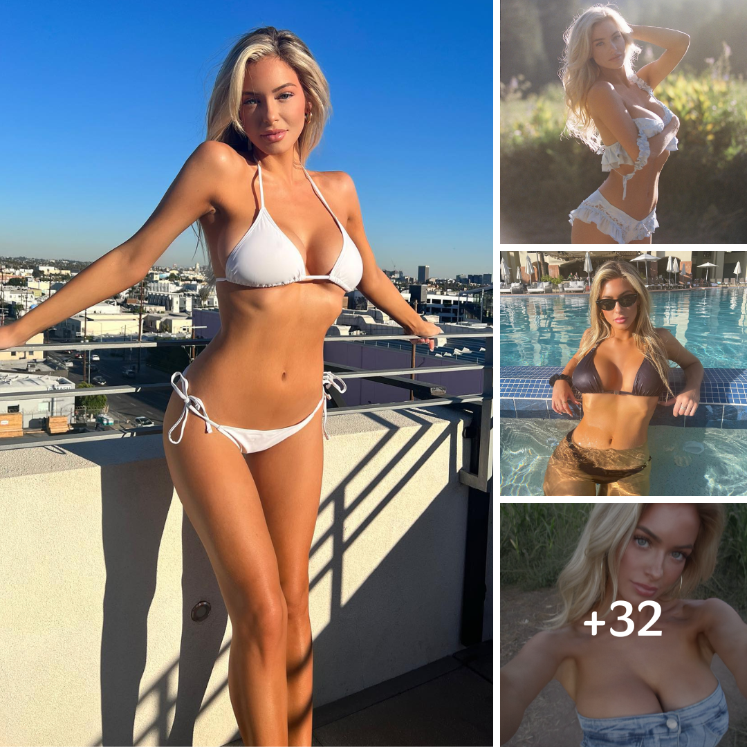 Hannah Palmer In White Bikini At Sunset Is ‘A Masterpiece’