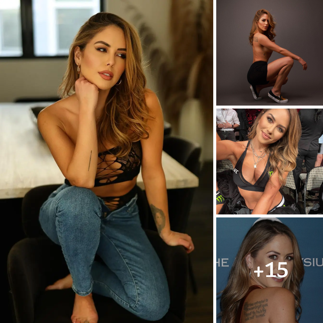 UFC Ring Girl Brittney Palmer Looks Dreamy As She Daydreams