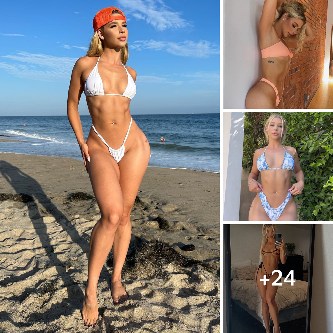 Fitness Trainer Lindsey Gordon Flaunts Chiseled Abs In Her White Bikini