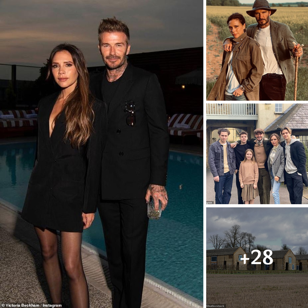 David and Victoria Beckham ‘are facing a new neighbours row over plans to turn the barn at their £12m Cotswolds mansion into offices’