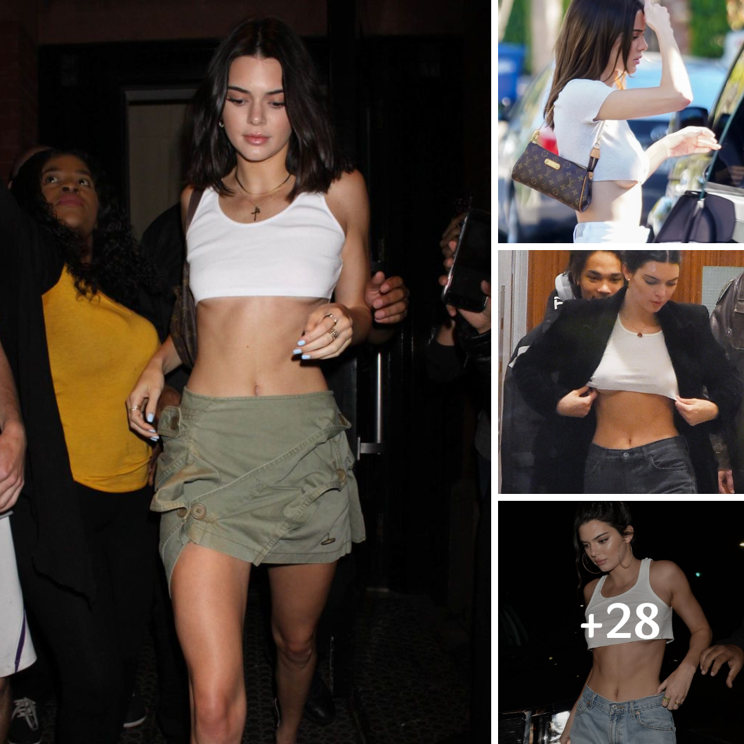 Kendall Jenner shows major underboob wearing the shortest crop top ever