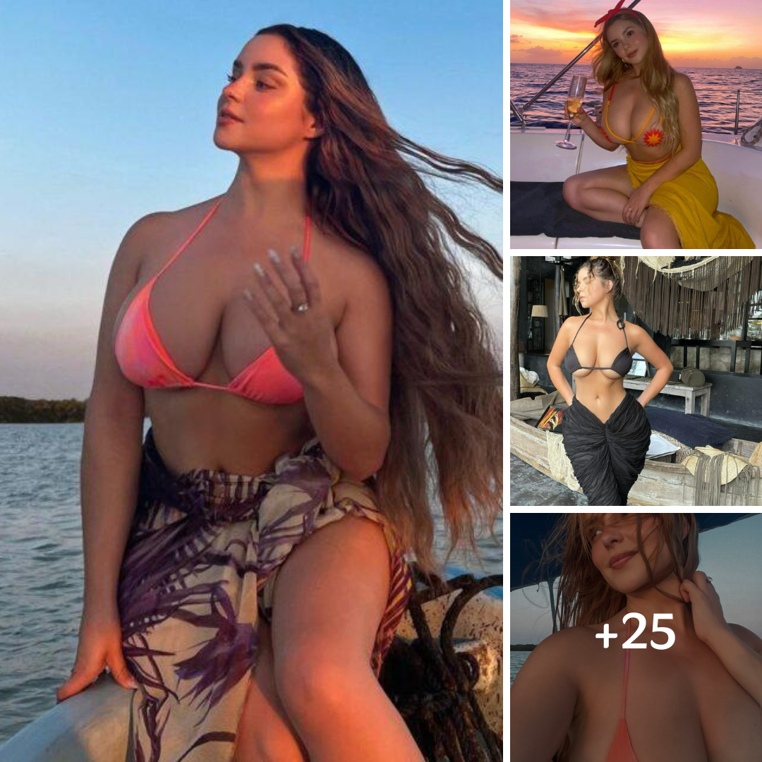 Demi Rose In Her Tiny Pink Bikini Goes ‘Day Finding The Flamingo’