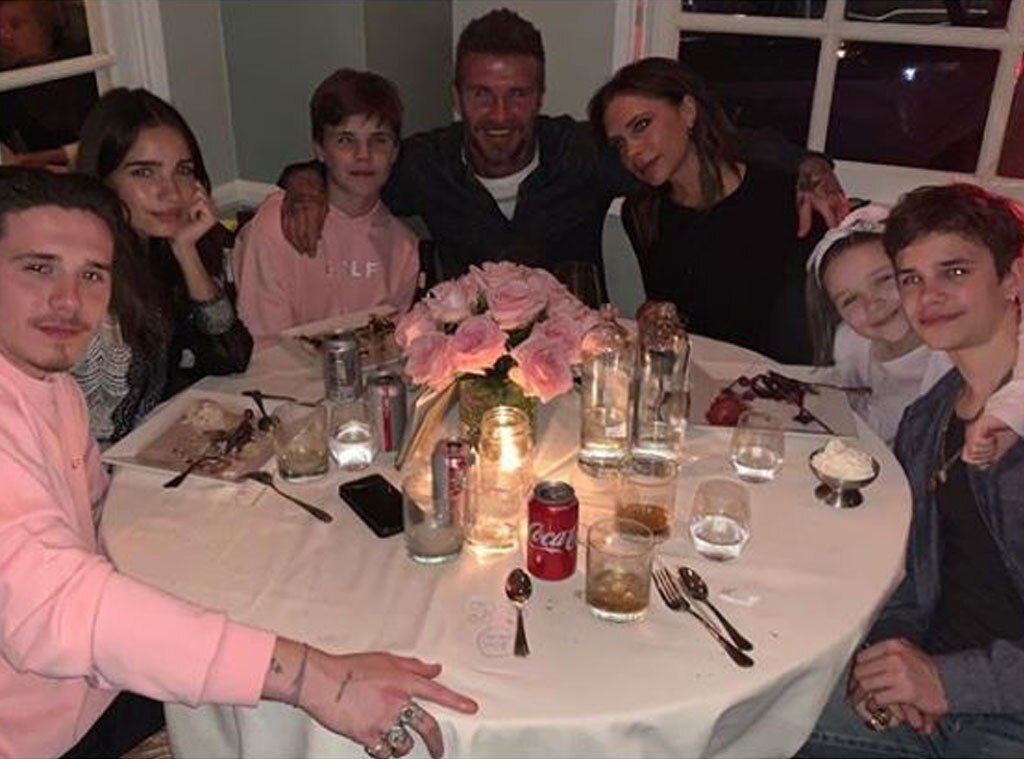 David Beckham, Victoria Beckham, Brooklyn Beckham, Romeo Beckham, Cruz Beckham, Harper Beckham