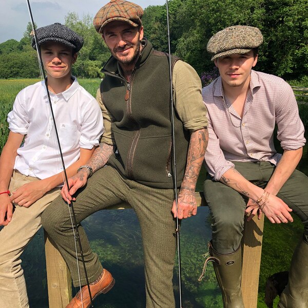 David Beckham, Brooklyn Beckham, Romeo Beckham, Beckham Family