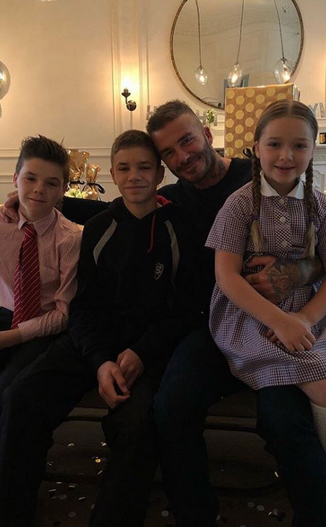 David Beckham, Cruz Beckham, Romeo Beckham, The Beckhams