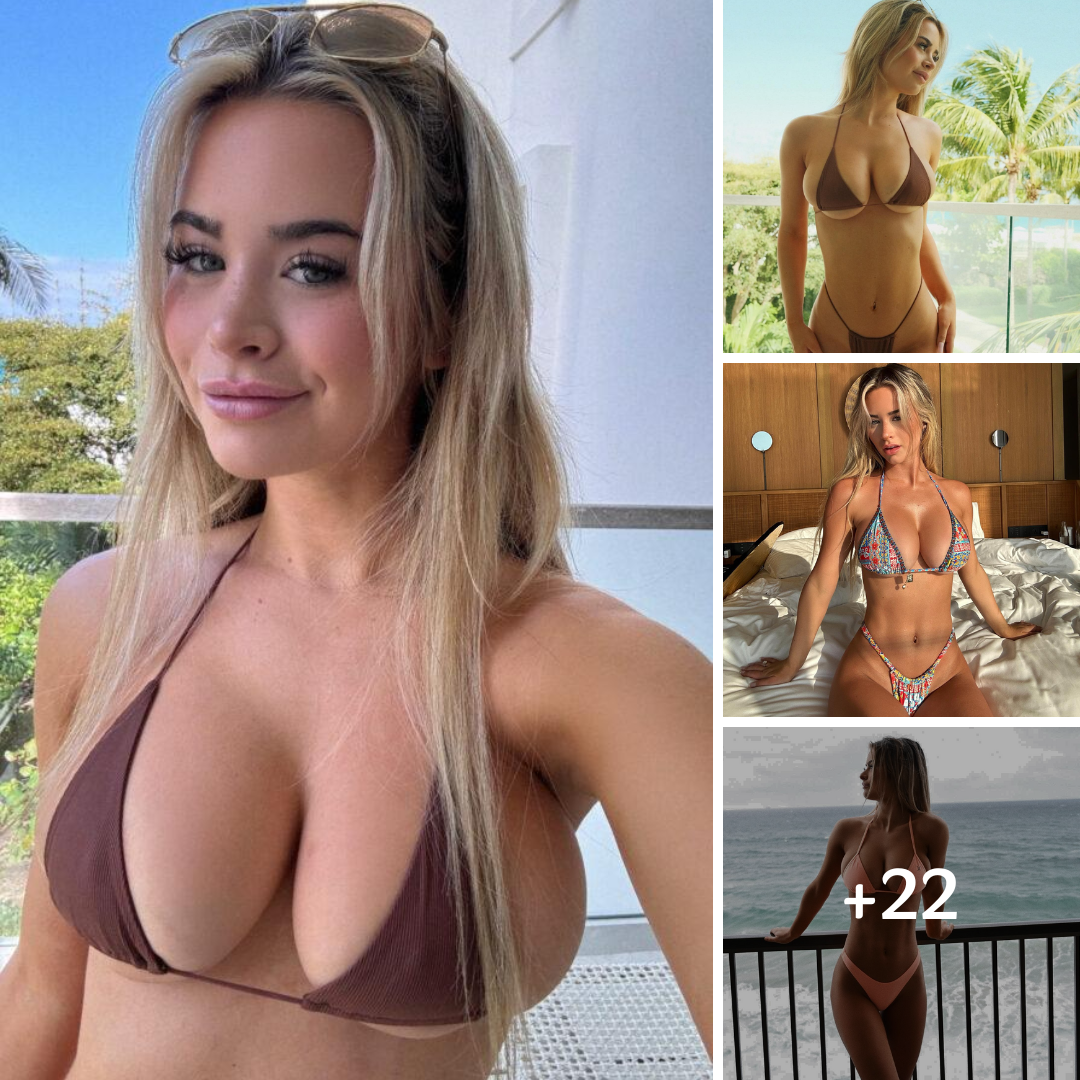 Emily Elizabeth In Her Very Tiny Brown Bikini Can ‘Make Hearts Stop’