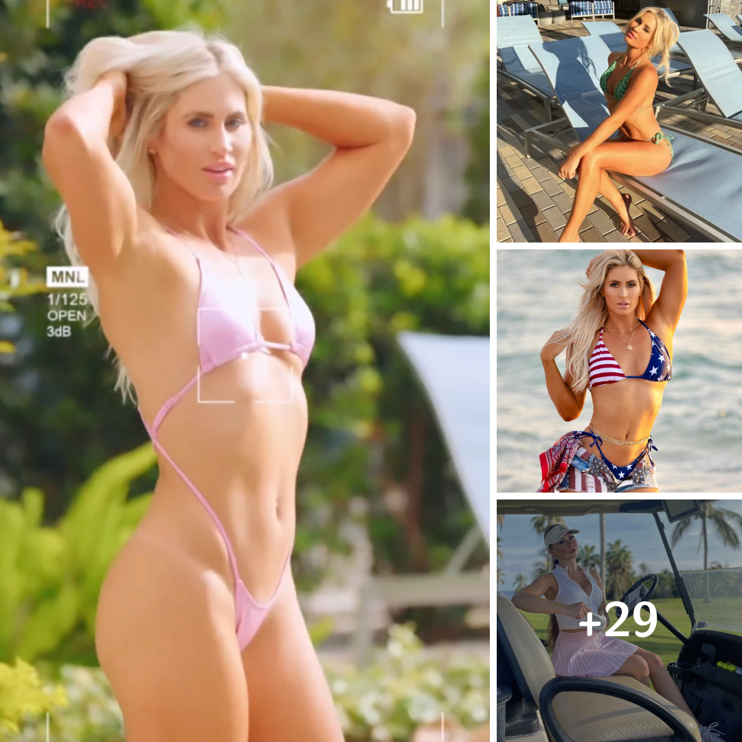 Paige Spiranac rival Karin Hart amazes fans in ‘absolutely beautiful’ outfit choice as she leaves followers ‘breathless’