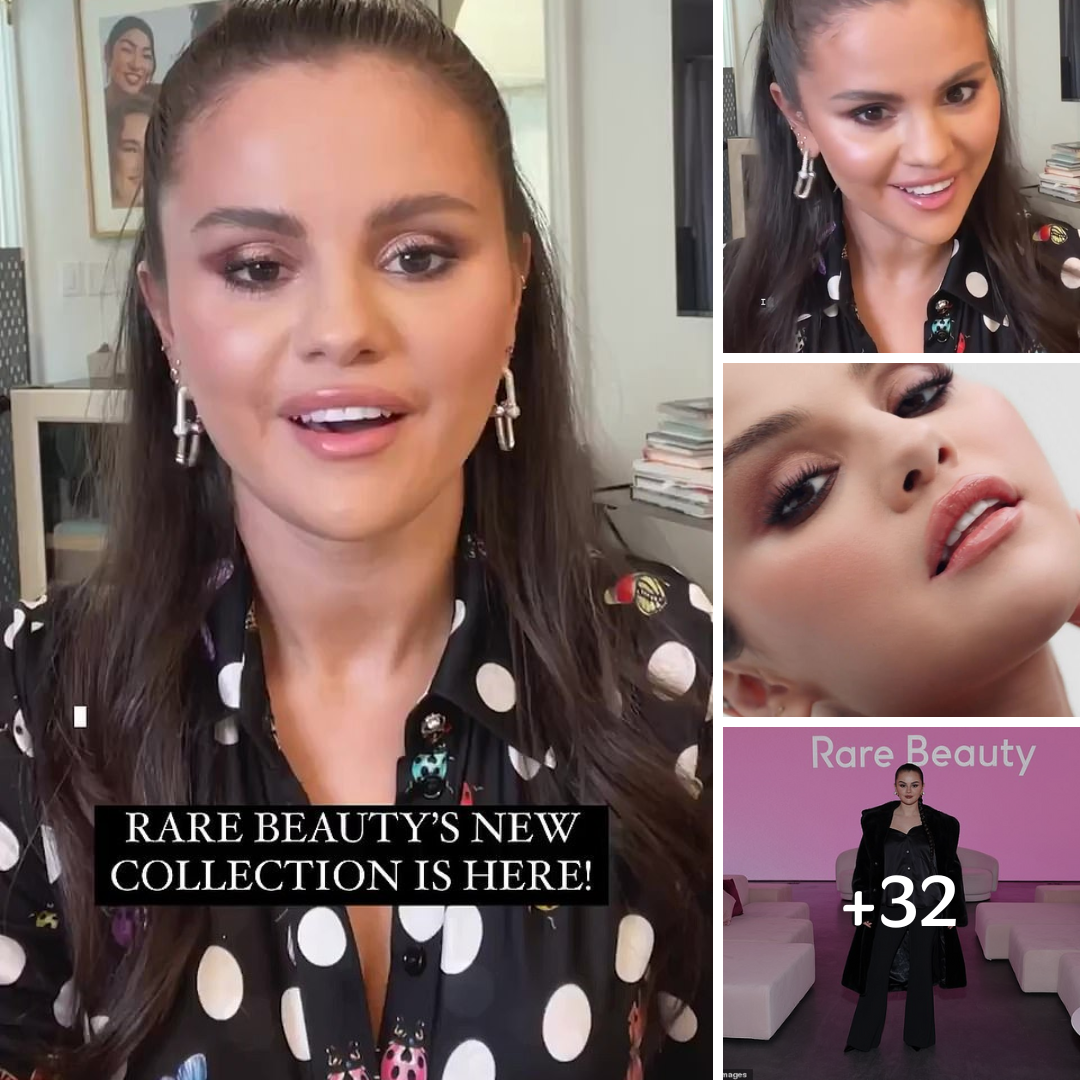 Selena Gomez shows off new looks from Rare Beauty make-up line’s fall collection on social media