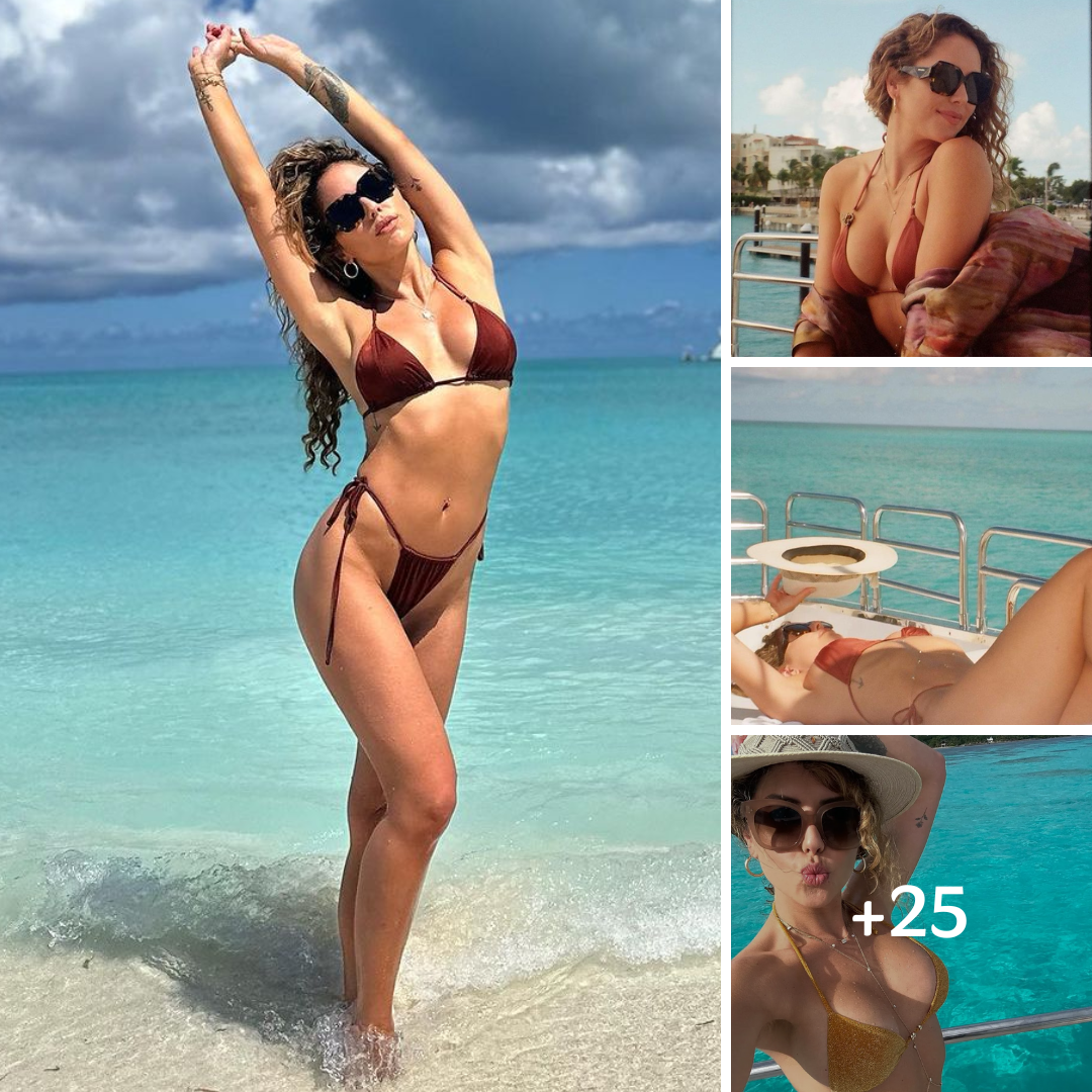 UFC Ring Girl Brittney Palmer Takes Fighting Break To Heat Up Turks & Caicos ‎