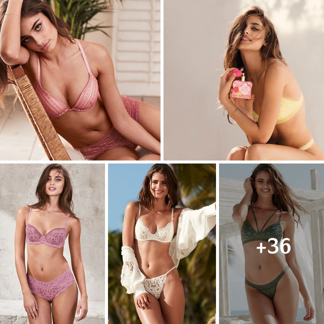 Taylor Hill Charms in Victoria’s Secret Tease Flower Fragrance Campaign