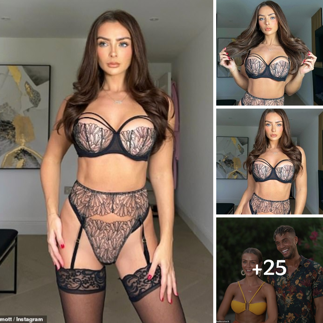 Kady McDermott shows off her phenomenal figure in skimpy lingerie as she poses for sizzling snaps