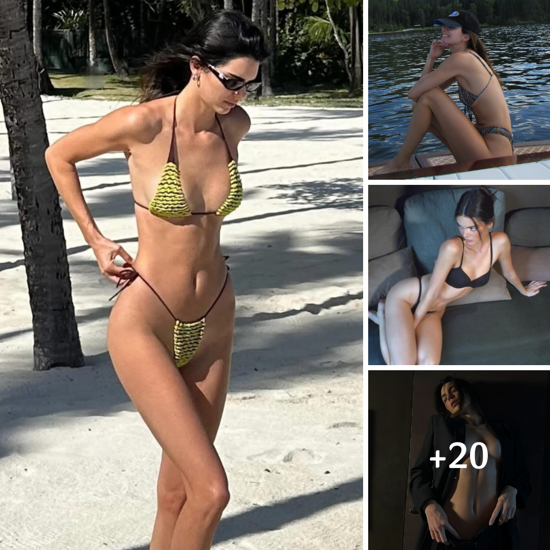 Kendall Jenner Bares Her Buns For Beach Reading Session