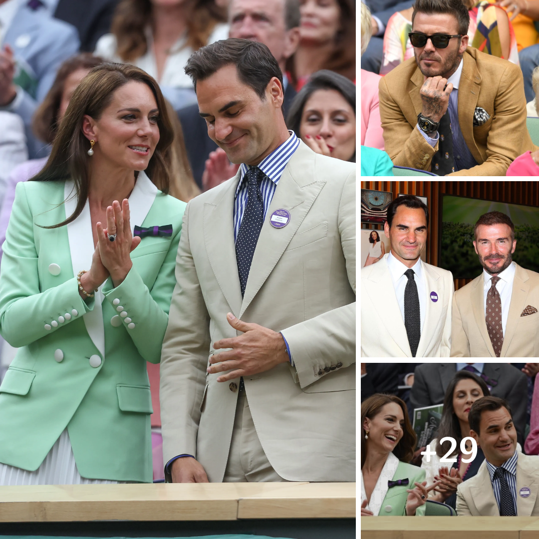 Roger Federer & David Beckham Take Most Stylish Photo Of All Time At Wimbledon