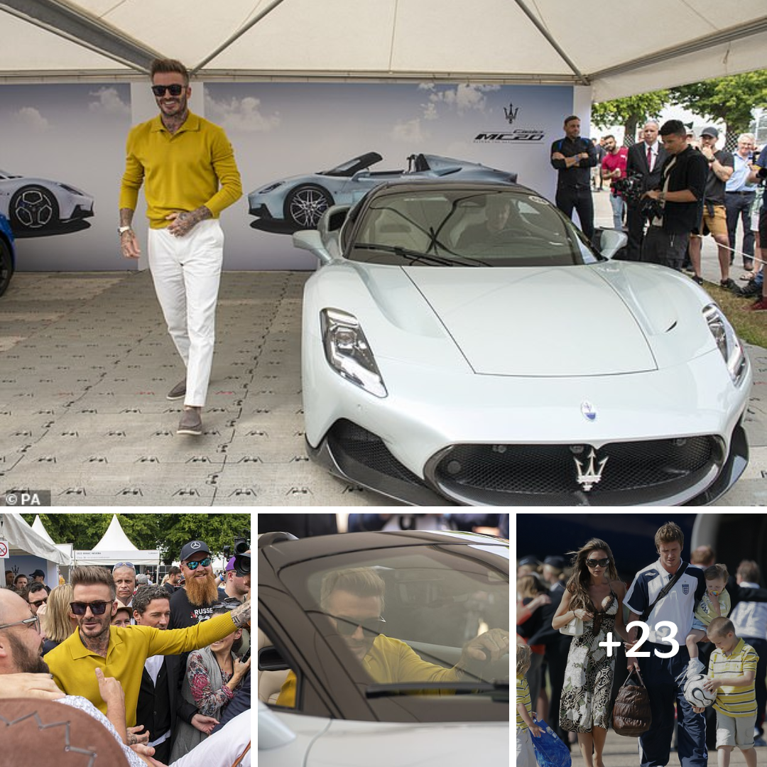 David Beckham admires luxury Maserati worth £187K while attending Goodwood Festival of Speed