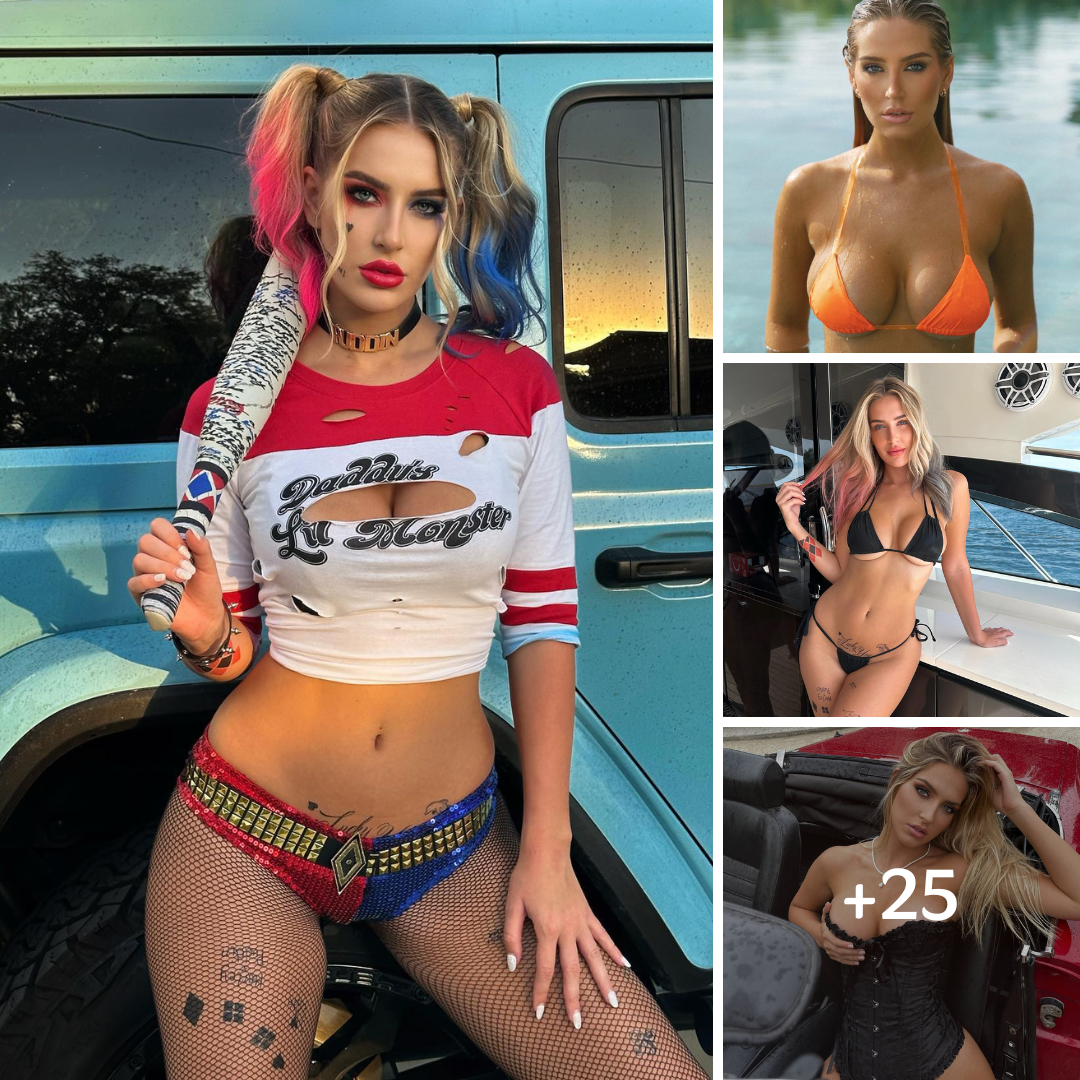 Skyler Simpson As Harley Quinn In Black Bikini Gives Fans A ‘Heart Attack’