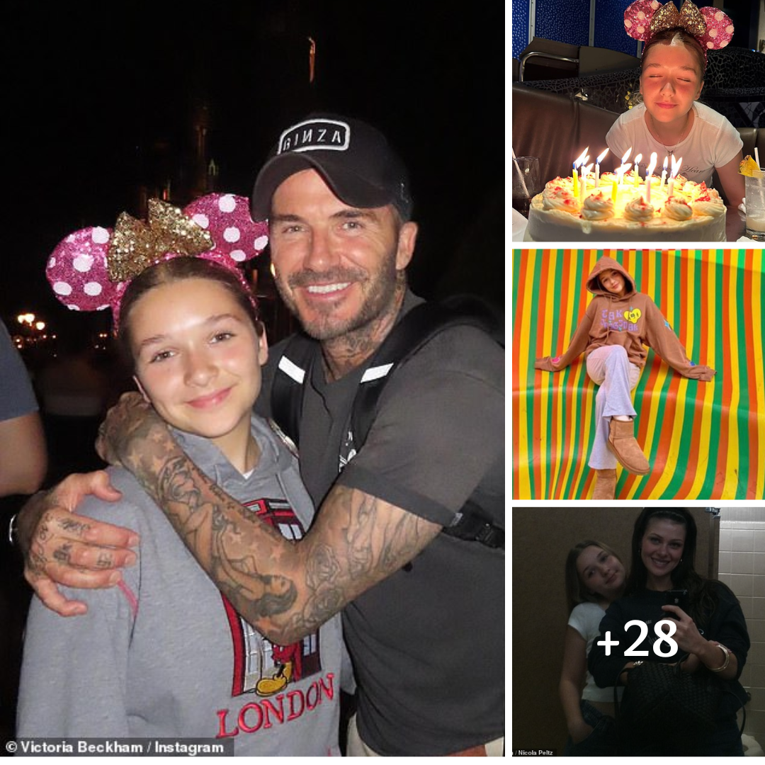 Victoria and David Beckham take their daughter Harper to Disneyland for her 12th birthd