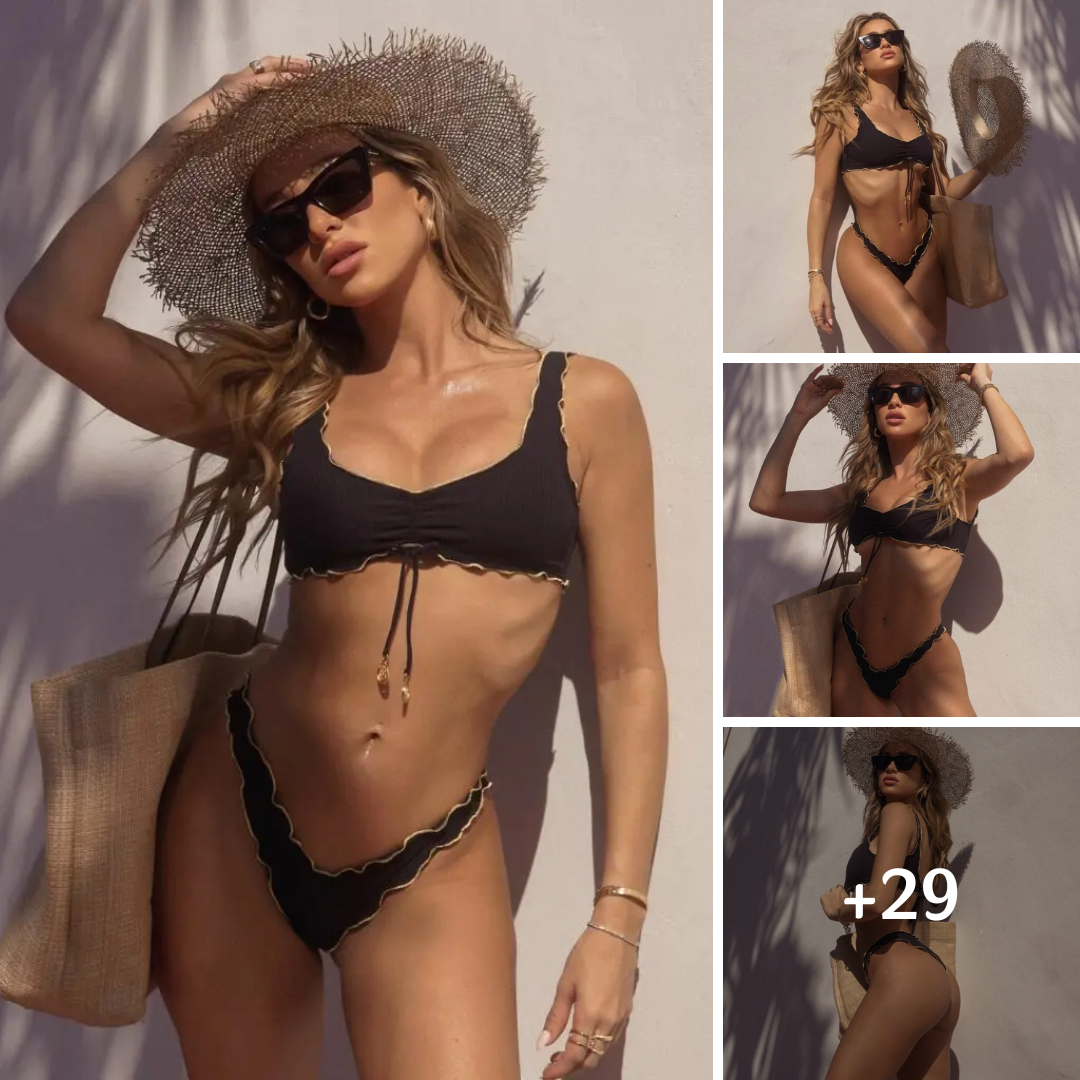 Instagram Model Cindy Prado In Her Tiny Black Bikini Gives ‘Model Tip’