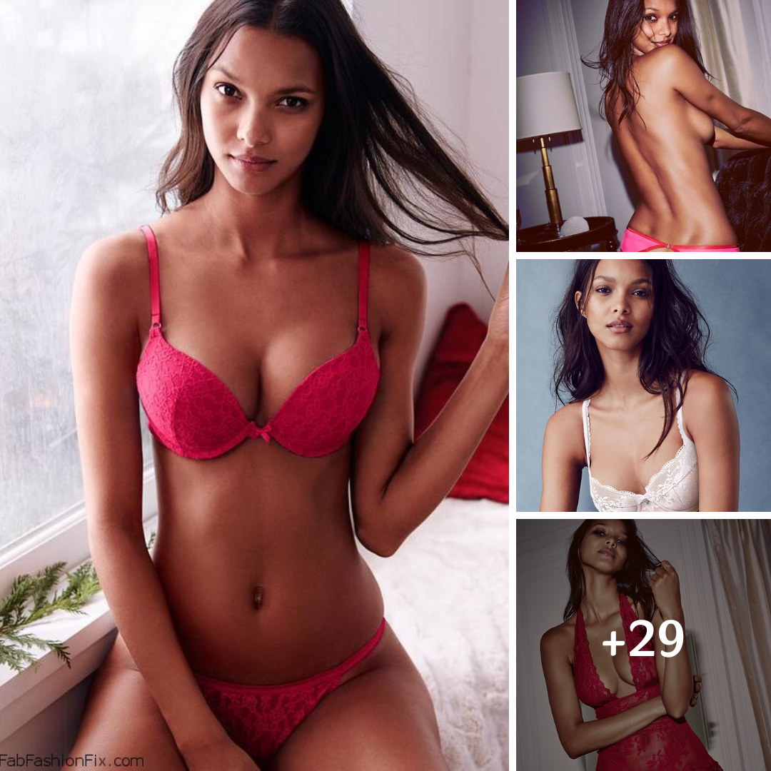 Lais Ribeiro flaunts her curves for Victoria’s Secret lingerie