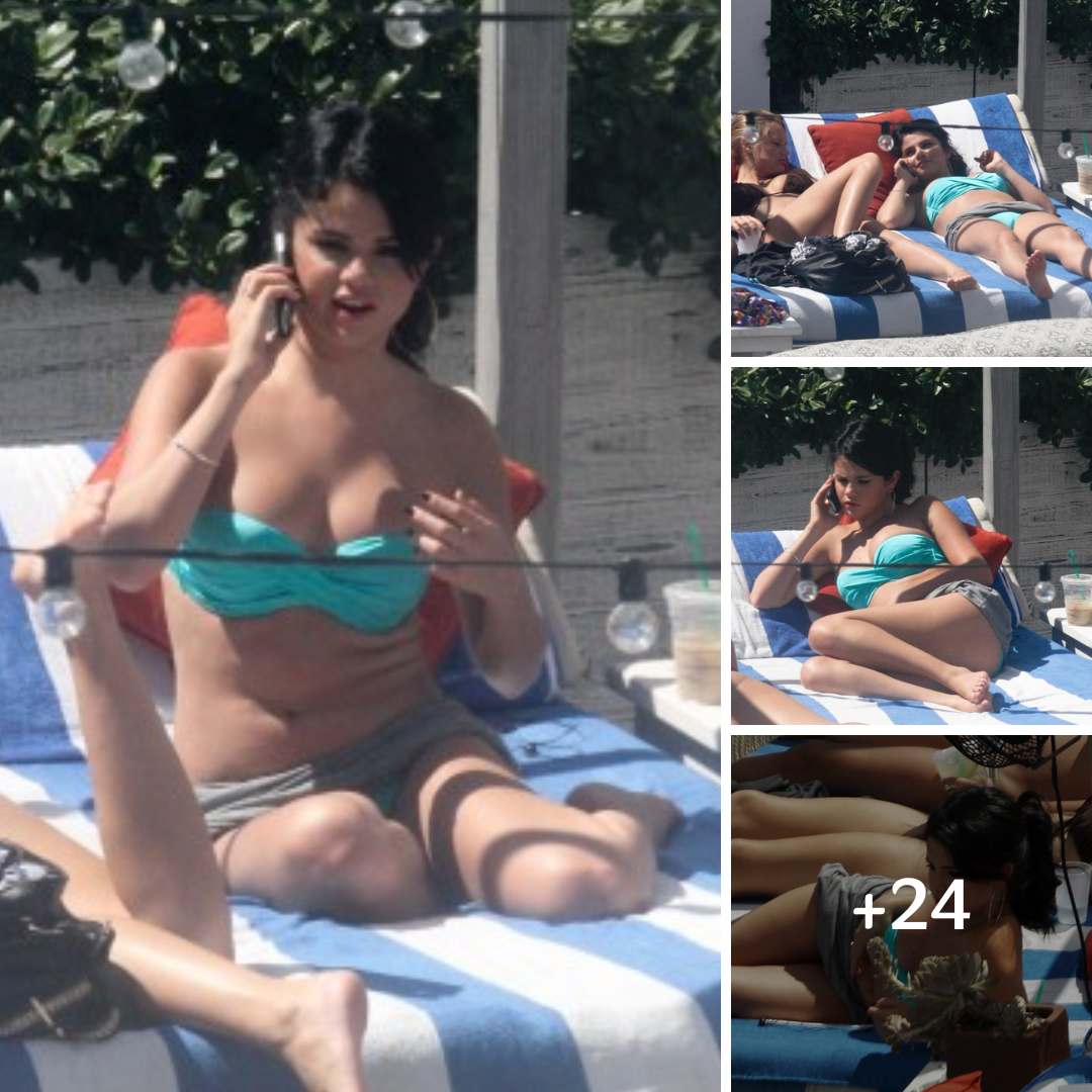 Soaking up the Miami sun in style! Selena Gomez looks absolutely radiant and positively glowing in her gorgeous bikini.