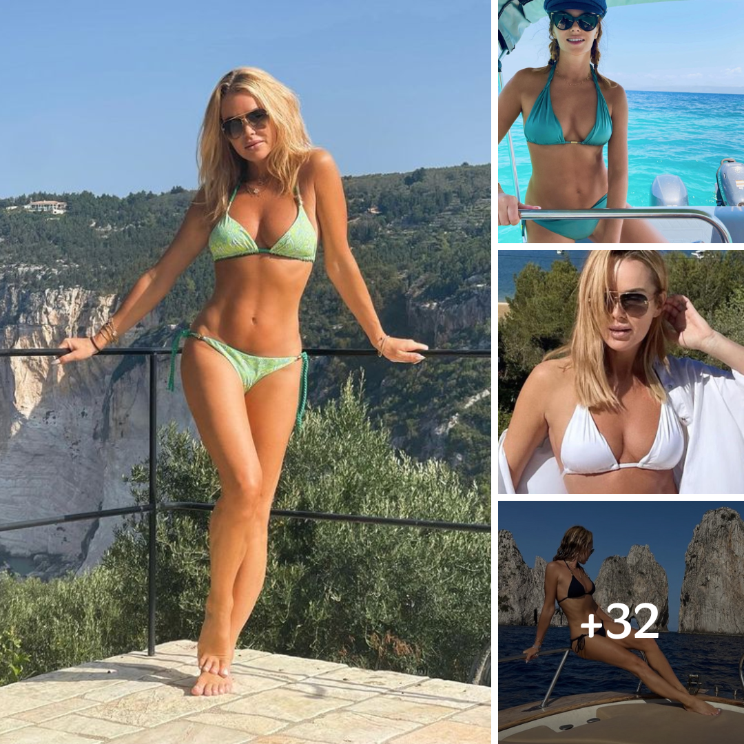 Amanda Holden dubbed ‘incredible’ as she bares ageless figure in bikini on romantic trip